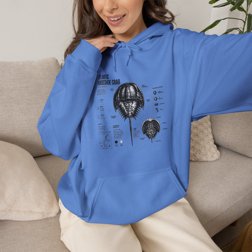 Horseshoe Crab Anatomy Hoodies