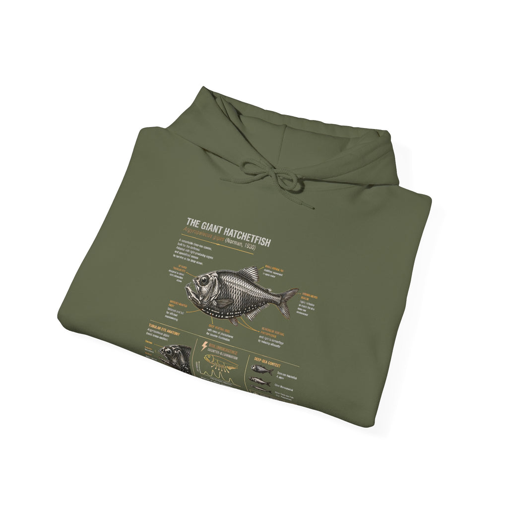 Blackfish Anatomy Hoodie – Fish Identification Diagram Sweatshirt
