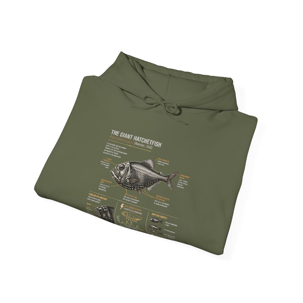 Blackfish Anatomy Hoodie – Fish Identification Diagram Sweatshirt
