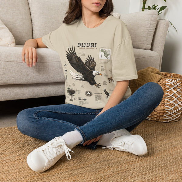 Bald Eagle Anatomy Field Guide T-Shirt
