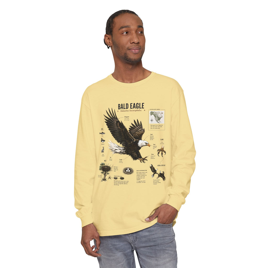 Bald Eagle Anatomy Long Sleeve Tee