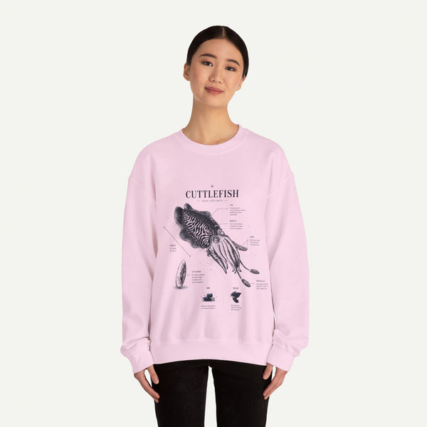 Cuttlefish Anatomy Crewneck Sweatshirt