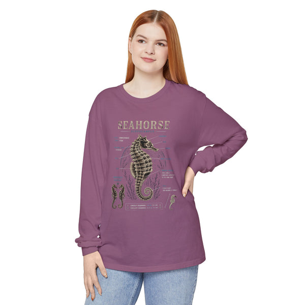 Seahorse Anatomy Long Sleeve Tee