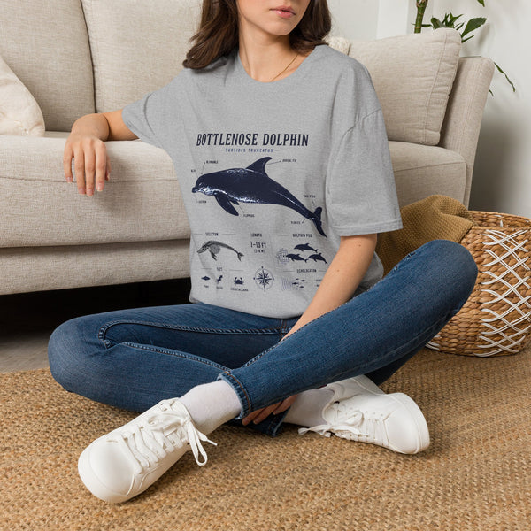 Bottlenose Dolphin Anatomy Tee – Illustrated Marine Life T-Shirt