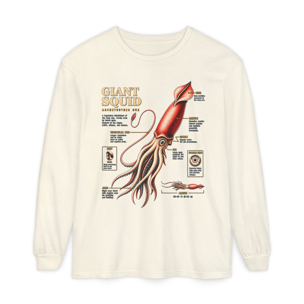 Giant Squid Anatomy Long Sleeve Tee