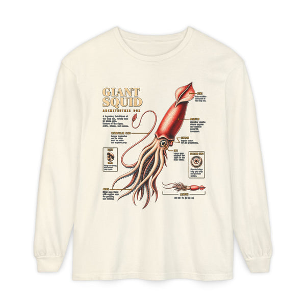 Giant Squid Anatomy Long Sleeve Tee