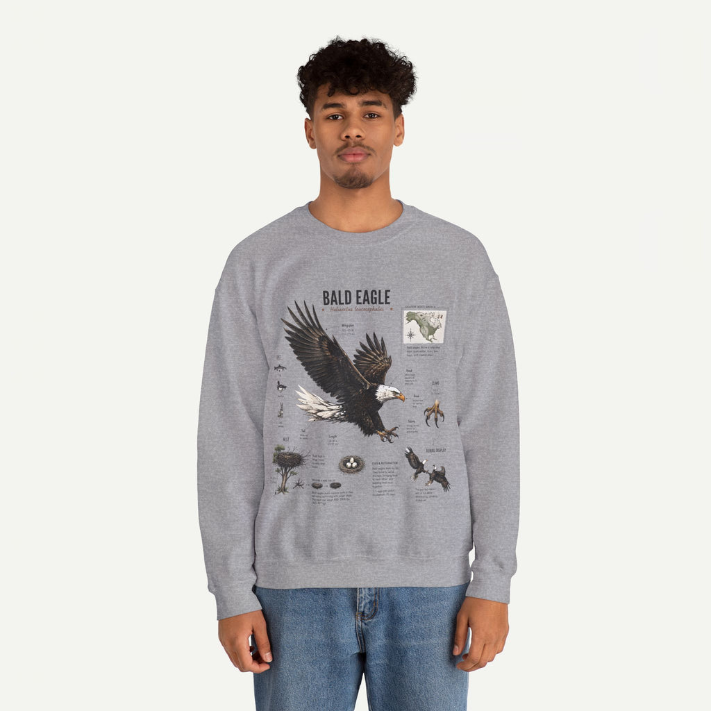 Bald Eagle Anatomy Sweatshirt