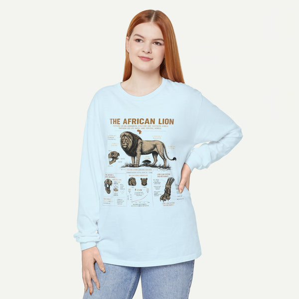 The African Lion Anatomy Long Sleeve Shirt