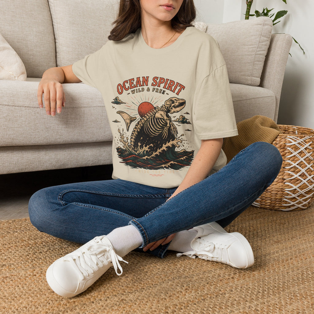 Ocean Spirit T-Shirt — Wild & Free Sea Turtle Graphic Tee