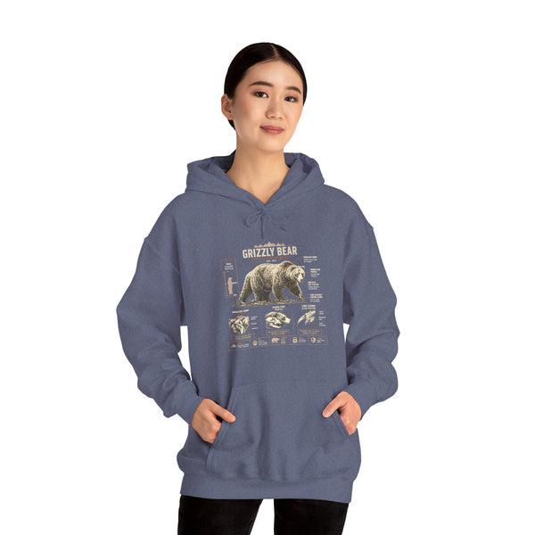 Hoodie — Vintage Bear Anatomy Graphic Hoodie