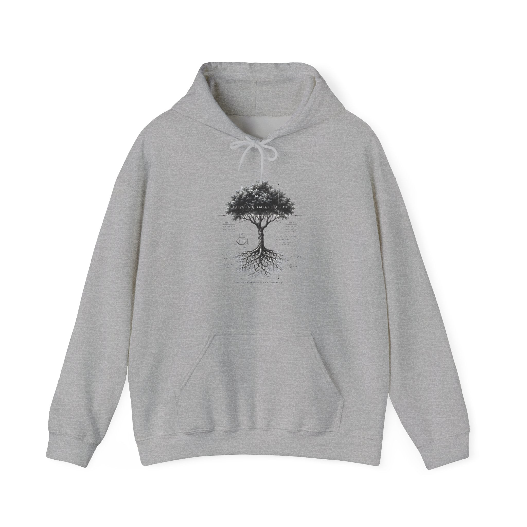 Tree of Life Hoodie — Botanical Diagram Roots & Growth Sweatshirt Secondary image