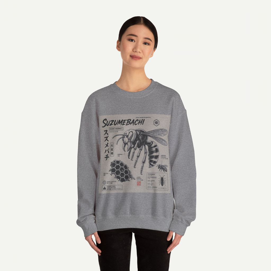 Suzumebachi Hornet Anatomy Crewneck Sweatshirt