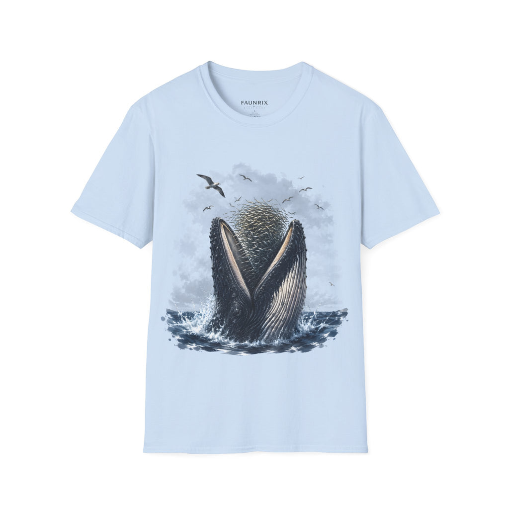 Whale Tail Ocean Scene T-Shirt – Marine Wildlife Tee