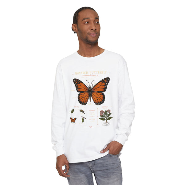 Monarch Butterfly Anatomy Long Sleeve Tee