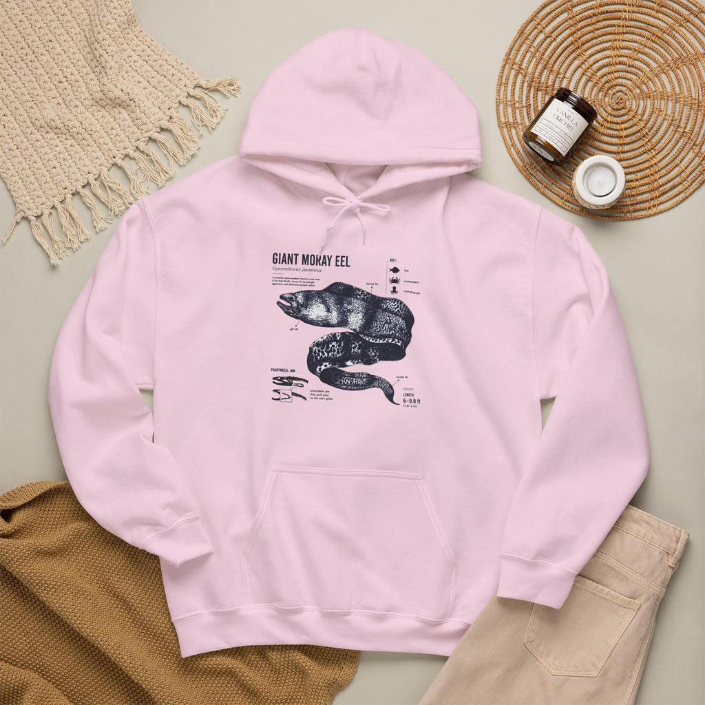 Sea Snake Diagram Hoodie - Vintage Scientific Illustration Sweatshirt