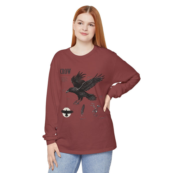 Crow Anatomy Long Sleeve Tee