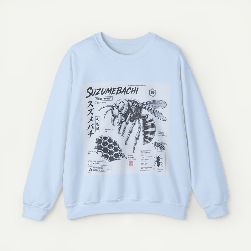 Suzumebachi Hornet Anatomy Crewneck Sweatshirt