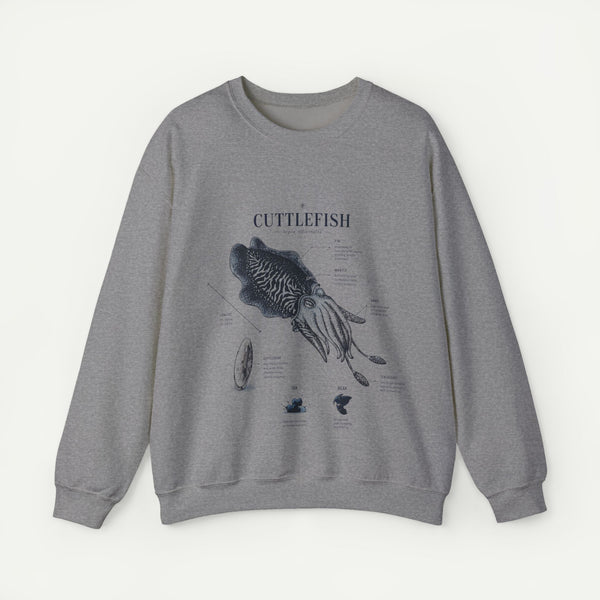 Cuttlefish Anatomy Crewneck Sweatshirt