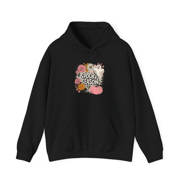 Spook Season Floral Pumpkin Hoodie