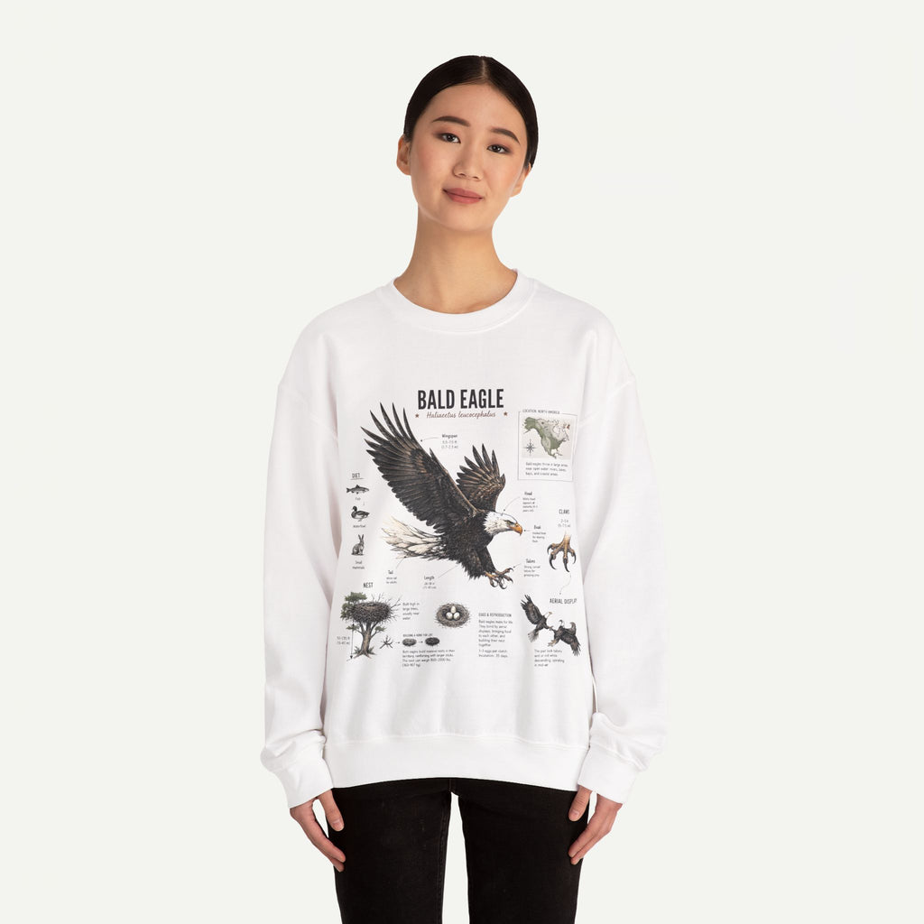 Bald Eagle Anatomy Sweatshirt