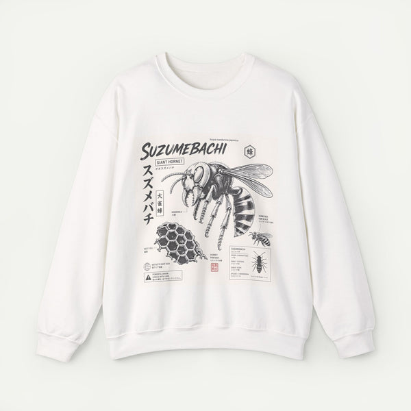 Suzumebachi Hornet Anatomy Crewneck Sweatshirt
