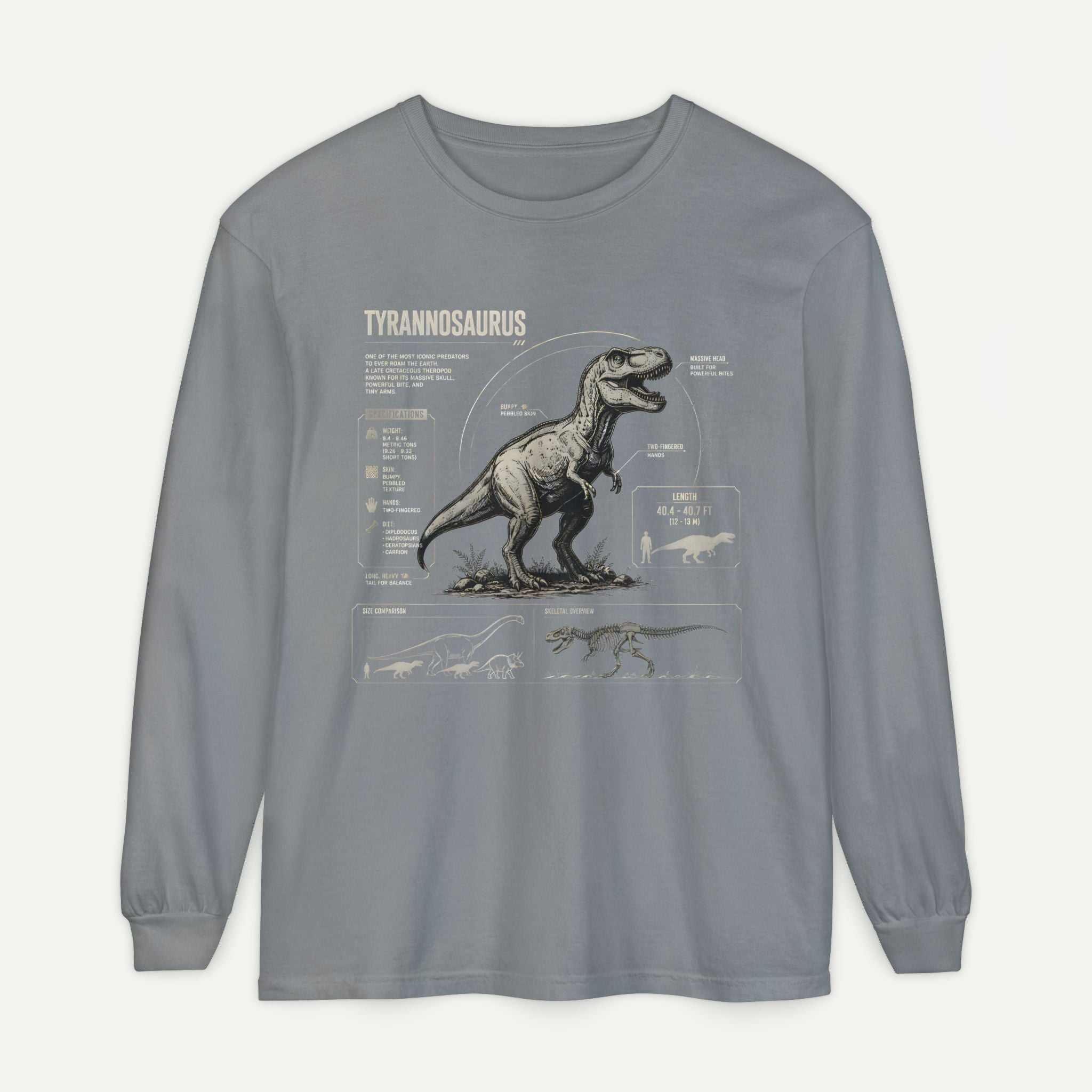 Tyrannosaurus Anatomy Long Sleeve Tee Secondary image