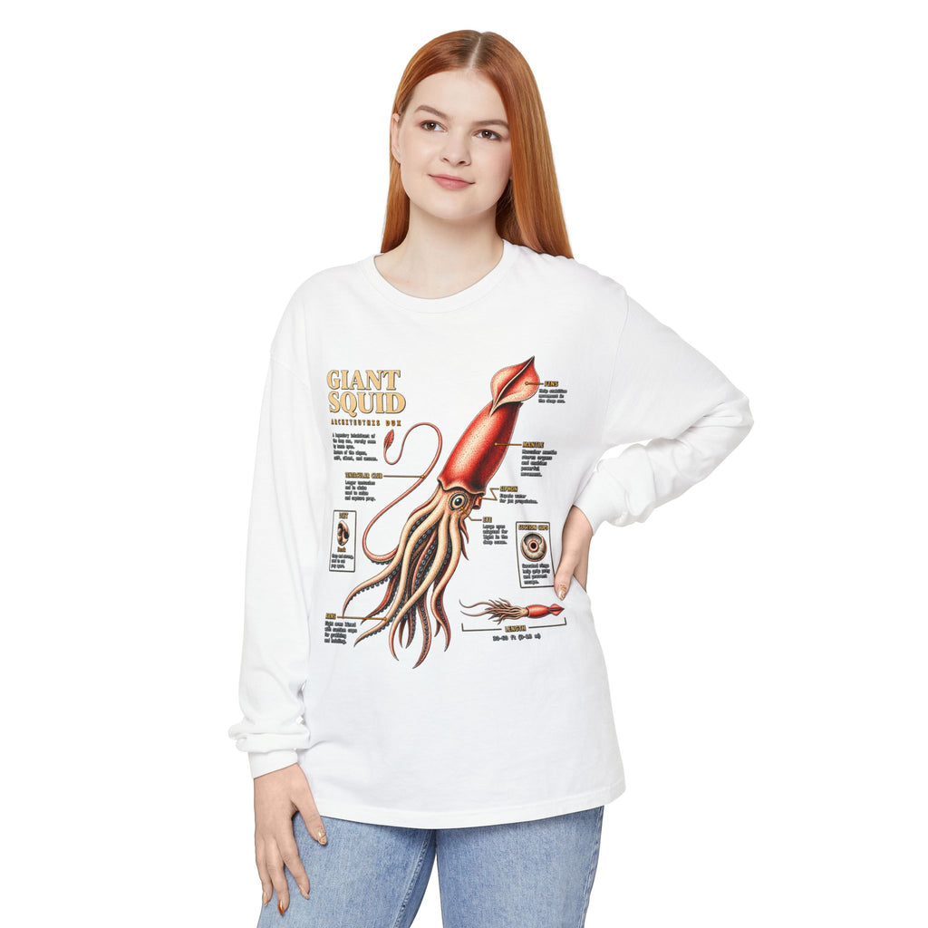 Giant Squid Anatomy Long Sleeve Tee