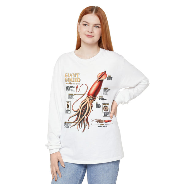 Giant Squid Anatomy Long Sleeve Tee