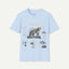 Snow Leopard Anatomy T-Shirt — Vintage Wildlife Illustration Tee