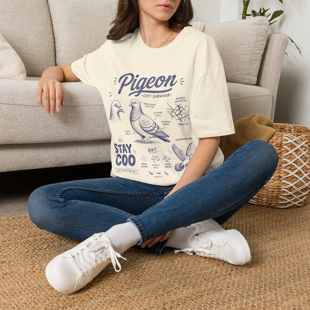 Pigeon Anatomy "City Survivor" T-Shirt — Vintage Bird Tee