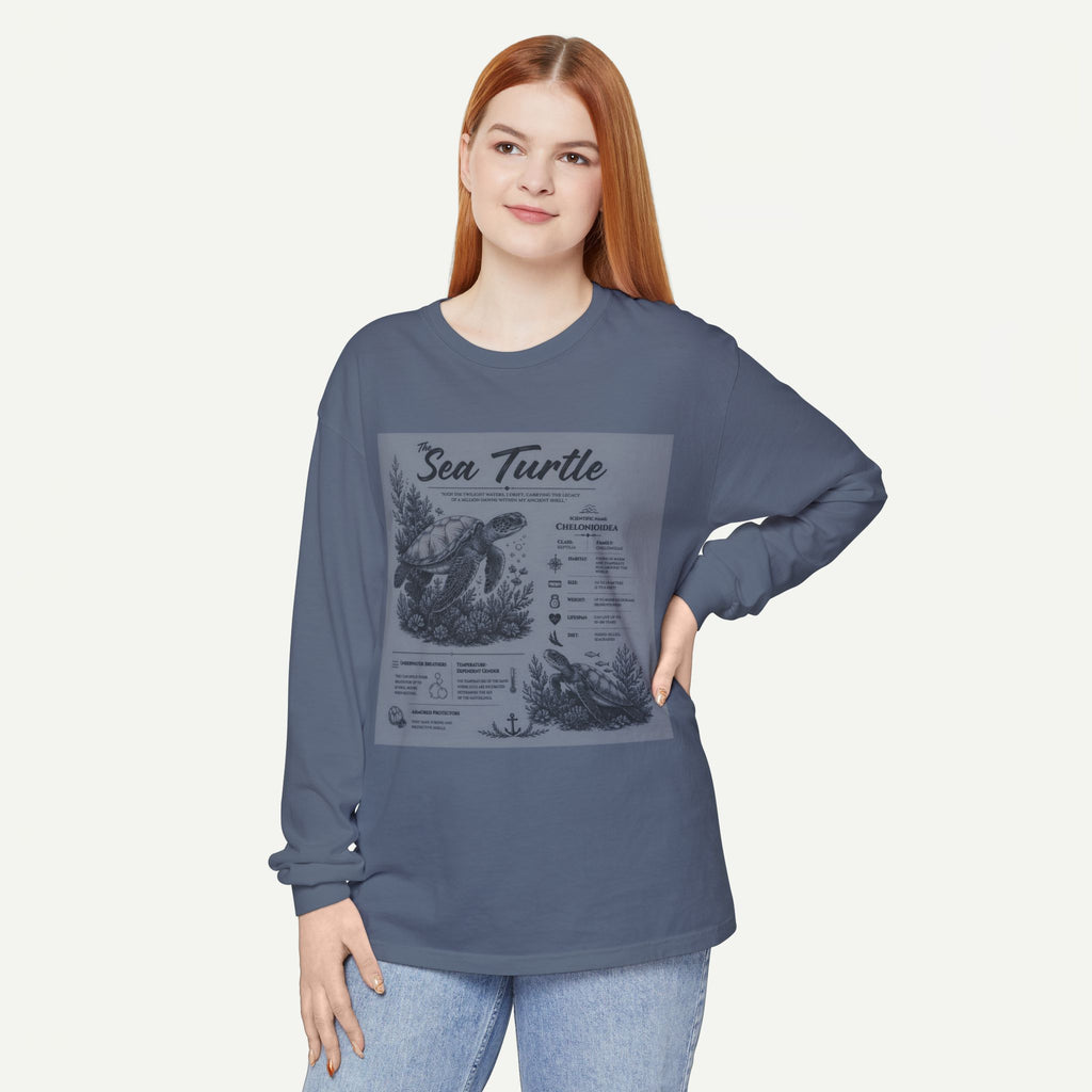 Sea Turtle Anatomy Long Sleeve Tee