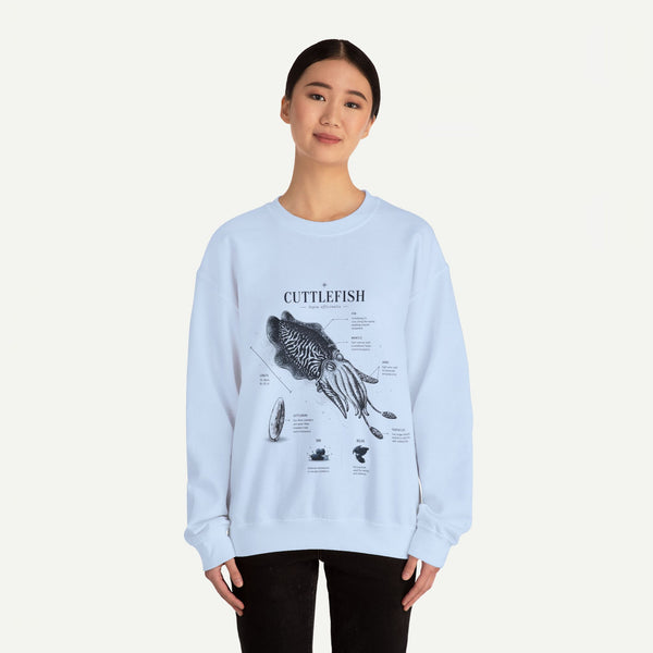 Cuttlefish Anatomy Crewneck Sweatshirt