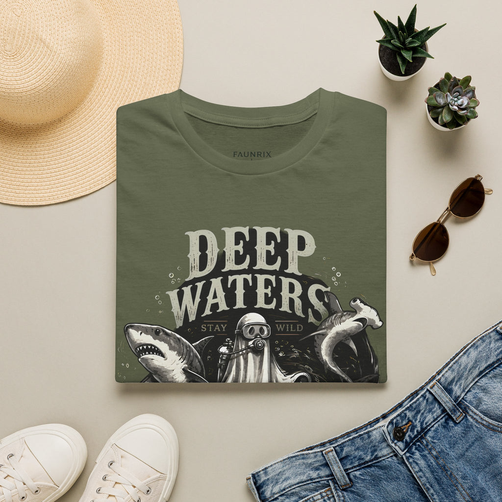 Deep Waters Graphic T-Shirt — ‘Deep Waters’ Ocean Monster Tee