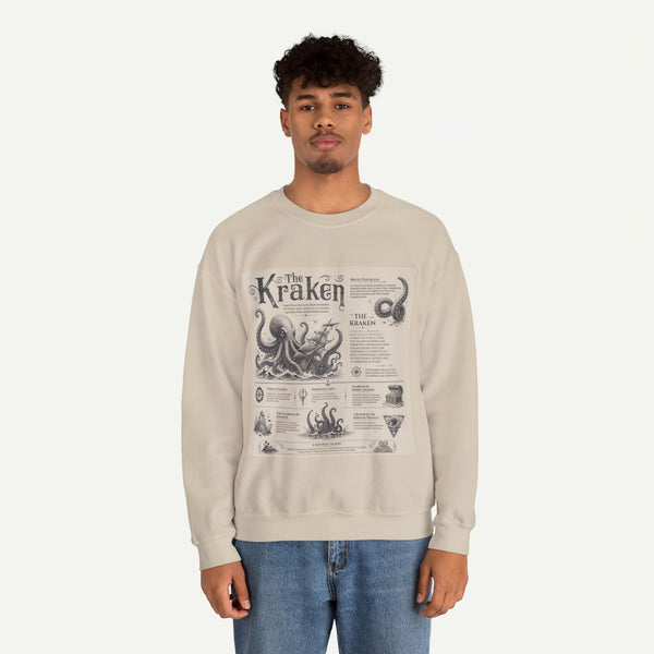 Kraken Illustration Crewneck Sweatshirt