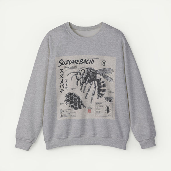 Suzumebachi Hornet Anatomy Crewneck Sweatshirt
