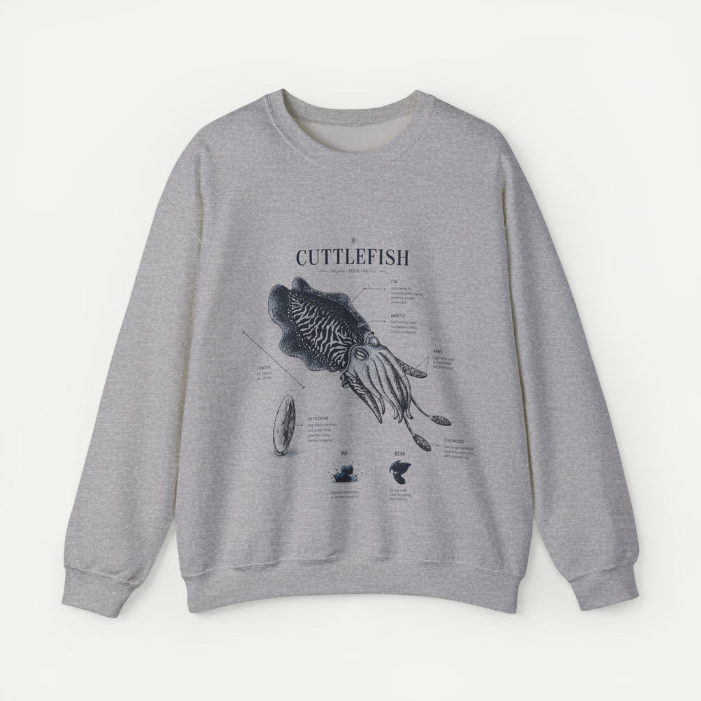 Cuttlefish Anatomy Crewneck Sweatshirt