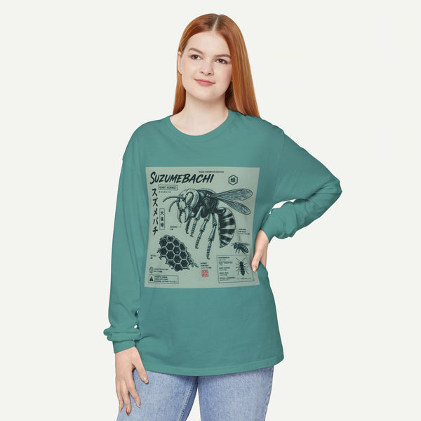 Suzumebachi Hornet Anatomy Long Sleeve Tee