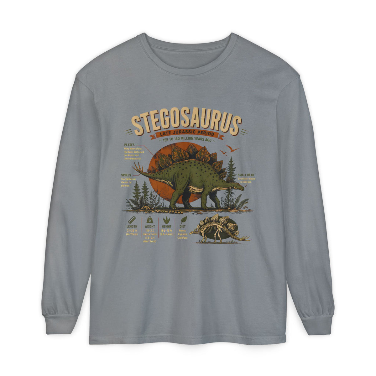 Unisex Garment-dyed Long Sleeve T-Shirt