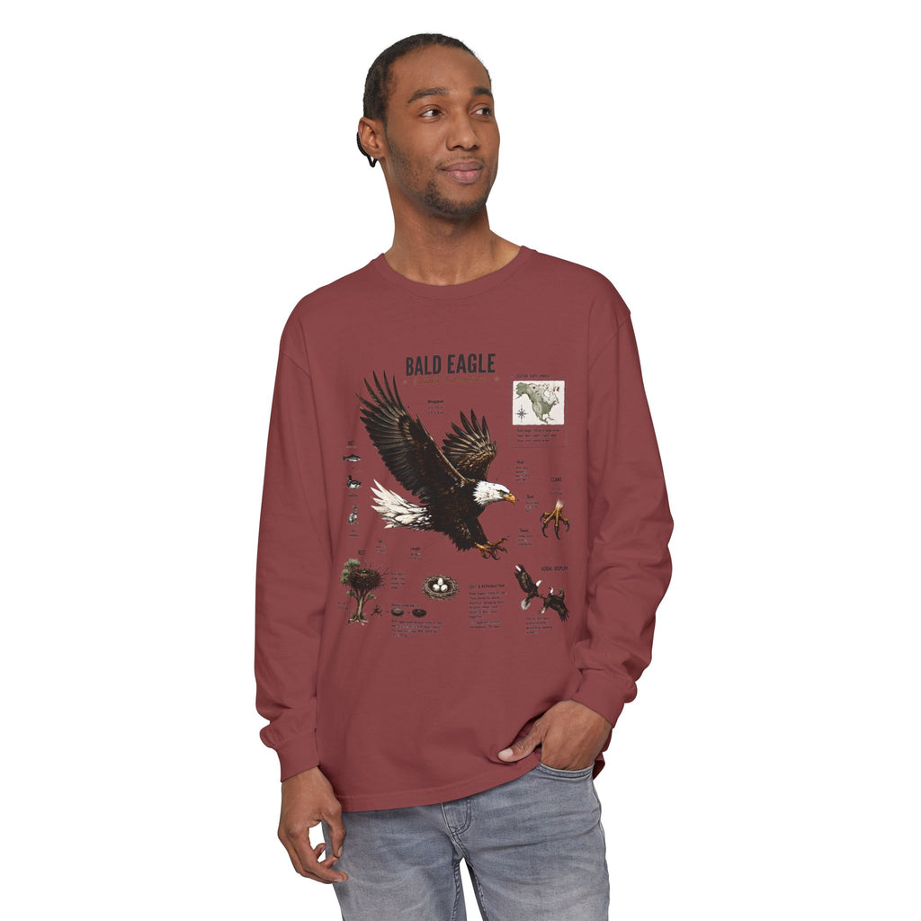 Bald Eagle Anatomy Long Sleeve Tee