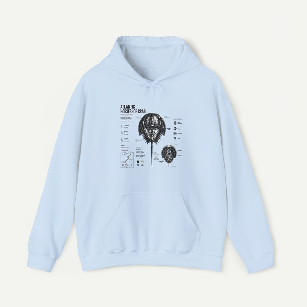 Horseshoe Crab Anatomy Hoodies