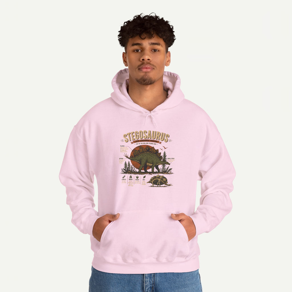 Stegosaurus Vintage Anatomy Hoodie – Retro Dino Nature Sweatshirt