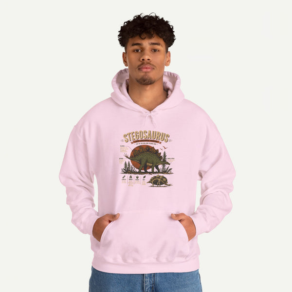 Stegosaurus Vintage Anatomy Hoodie – Retro Dino Nature Sweatshirt