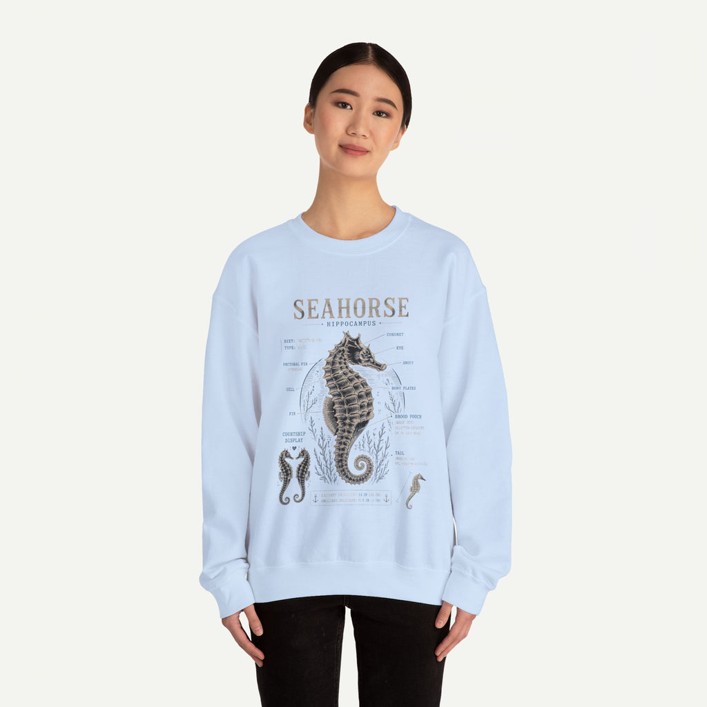 Seahorse Anatomy Crewneck Sweatshirt