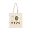 Latticed Stinkhorn Mushroom Canvas Tote Bag – Botanical Mycology Illustration