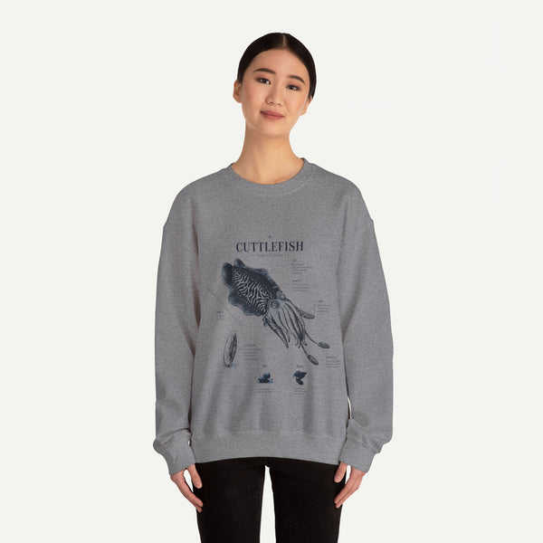 Cuttlefish Anatomy Crewneck Sweatshirt