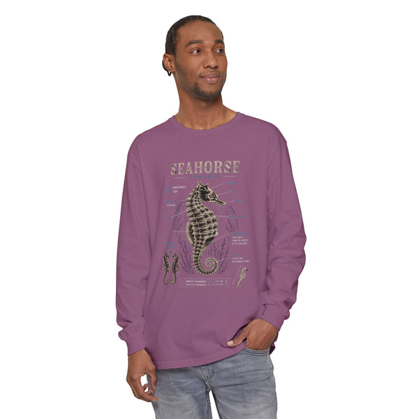 Seahorse Anatomy Long Sleeve Tee