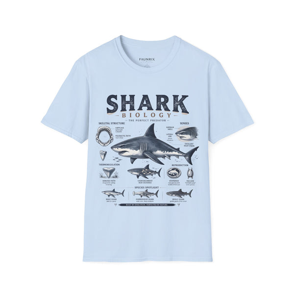 Shark Biology T-Shirt — Vintage Anatomy Graphic Tee