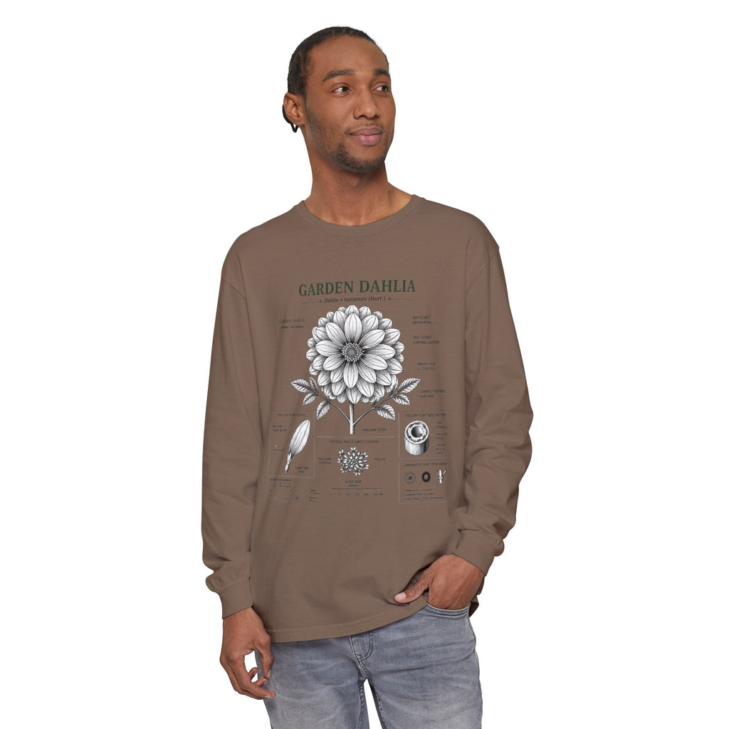 Garden Dahlia Botanical Long Sleeve Tee