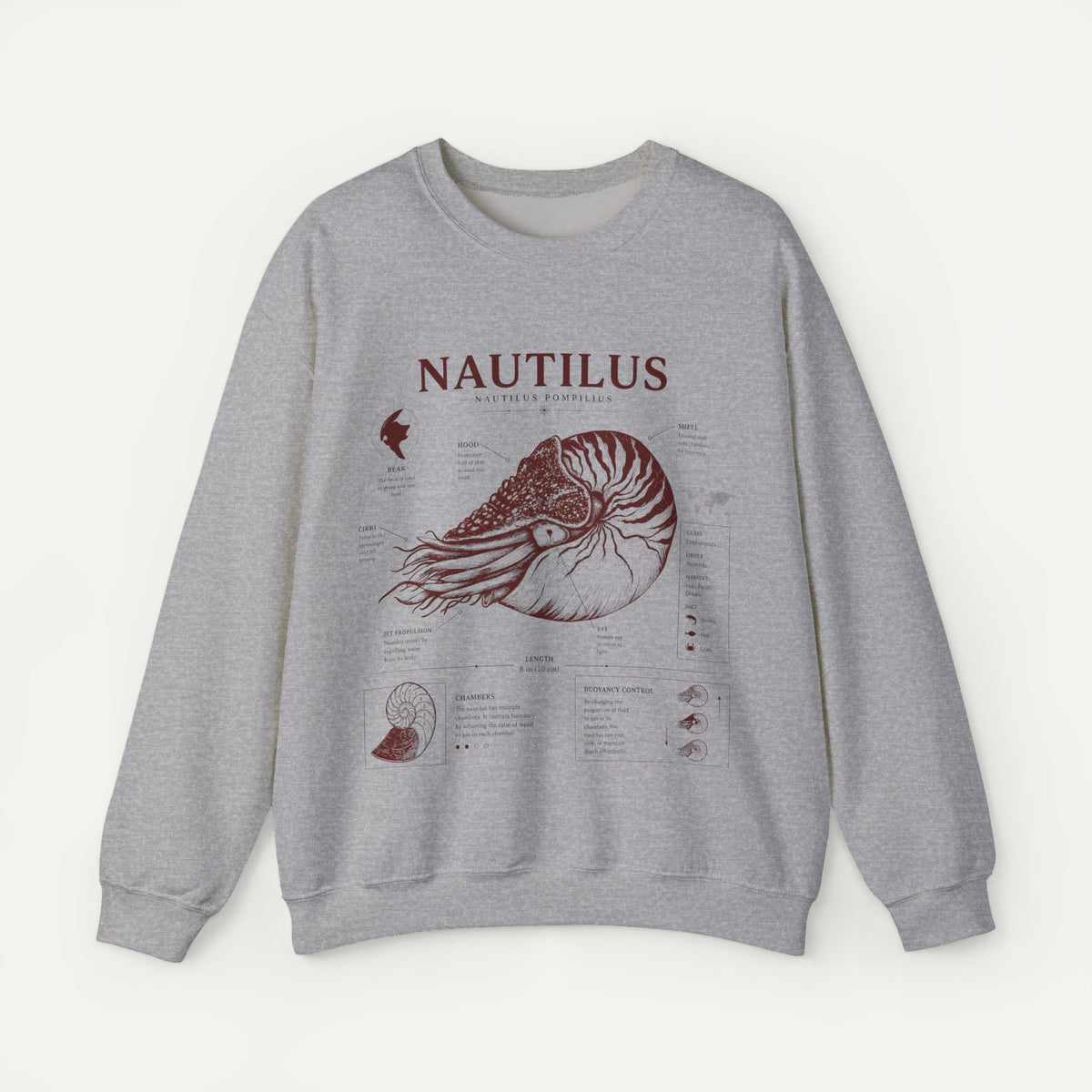 Nautilus Anatomy Crewneck Sweatshirt
