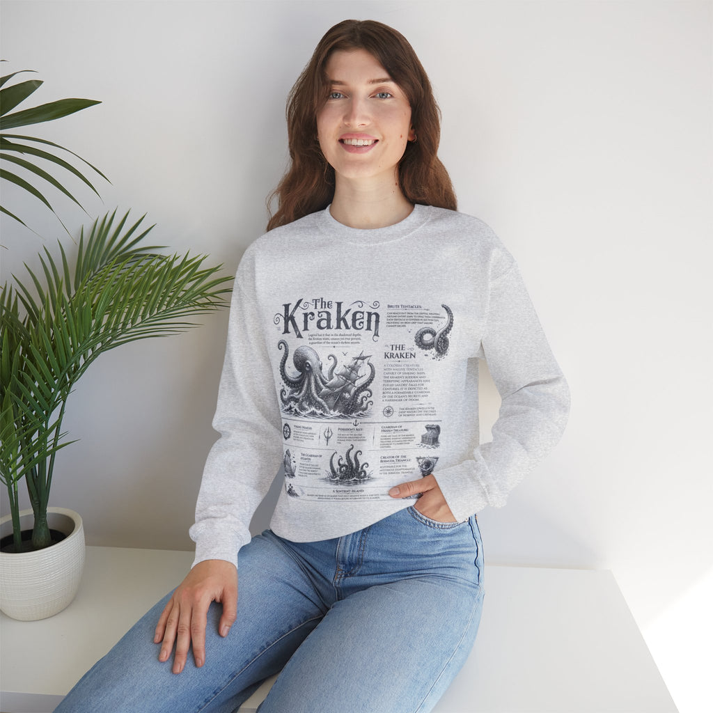 Kraken Illustration Crewneck Sweatshirt